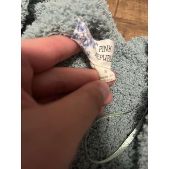 NEW Sage green fluffy long cardigan - Picture 3 of 3